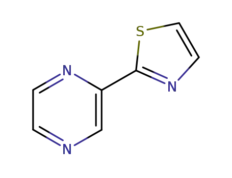 2-(2'-pyrazinyl)thiazole