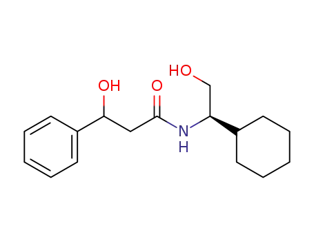 N-((R)-1-Cyclohexyl-2-hydroxy-ethyl)-3-hydroxy-3-phenyl-propionamide