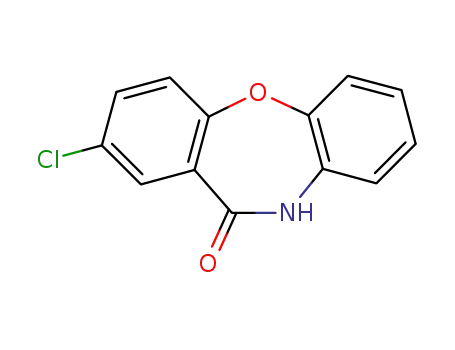 Molecular Structure of 3158-91-6 (2-Chlorodibenz[b,f][1,4]oxazepin-11(10H)-one)