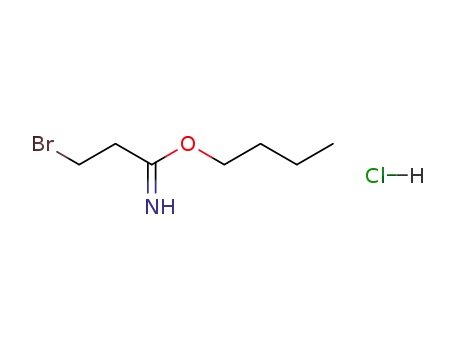 3-Bromo-propionimidic acid butyl ester; hydrochloride