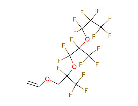 1,1-Dihydro-2,5-bis(trifluoromethyl)-3,6-dioxa-2,4,4,5,7,7,8,8,9,9,9,-undecafluorononyl vinyl ether