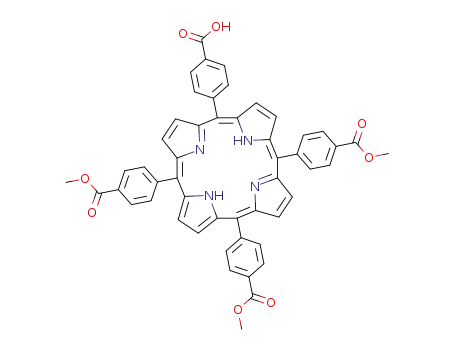 4-(10,15,20-tris(4-(methoxycarbonyl)phenyl)porphyrin-5-yl)benzoic acid