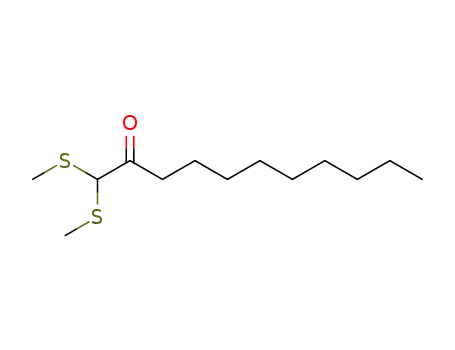 1,1-Bis-methylsulfanyl-undecan-2-one