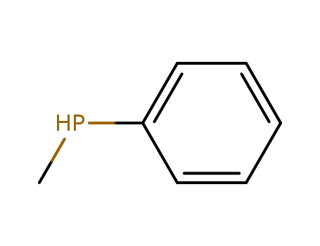 Molecular Structure of 6372-48-1 (METHYLPHENYLPHOSPHINE, TECH., 90)