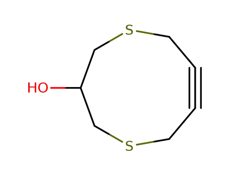 1,5-dithiacyclonon-7-yne-3-ol
