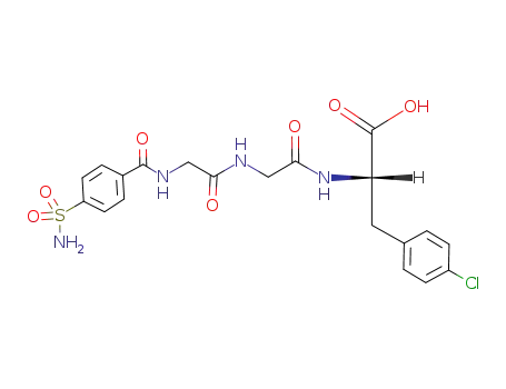 (S)-3-(4-Chloro-phenyl)-2-{2-[2-(4-sulfamoyl-benzoylamino)-acetylamino]-acetylamino}-propionic acid