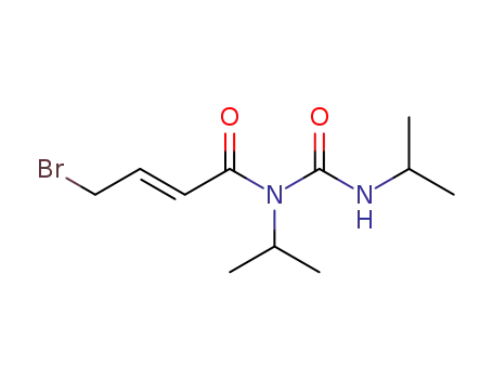 1-((E)-4-Bromo-but-2-enoyl)-1,3-diisopropyl-urea