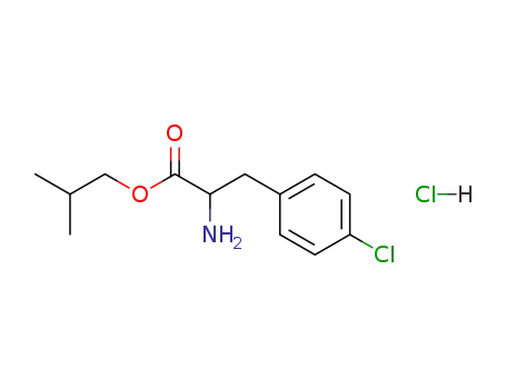 2-Amino-3-(4-chloro-phenyl)-propionic acid isobutyl ester; hydrochloride