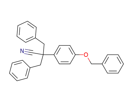 4-benzyloxy-1-(α,α-dibenzyl)cyanomethylbenzene