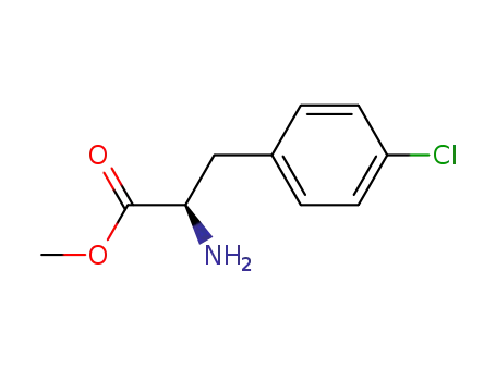 Molecular Structure of 134166-72-6 (4-Chloro-D-phenylalanine methyl ester)