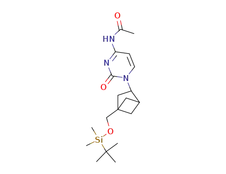 N-{1-[4-(tert-butyl-dimethyl-silanyloxymethyl)-bicyclo[2.1.1]hex-2-yl]-2-oxo-1,2-dihydro-pyrimidin-4-yl}-acetamide