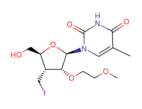 3'-deoxy-3'-C-(iodomethyl)-2'-O-(2-methoxyethyl)-5-methyluridine