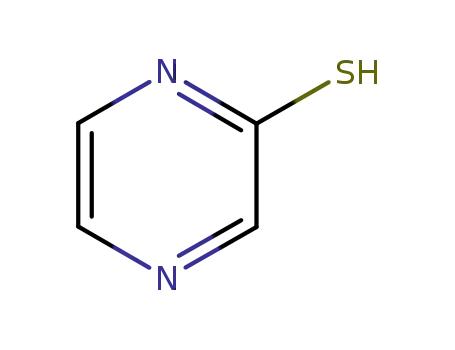 Molecular Structure of 38521-06-1 (2-Mercaptopyrazine)