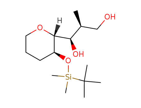 (1R,2S)-1-[(2R,3S)-3-(tert-Butyl-dimethyl-silanyloxy)-tetrahydro-pyran-2-yl]-2-methyl-propane-1,3-diol