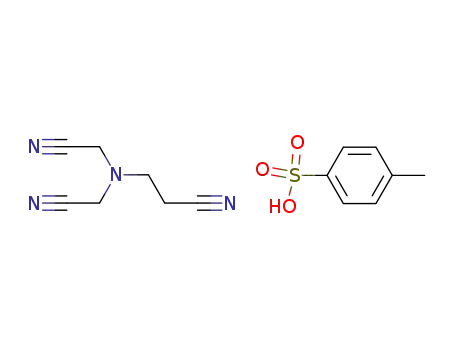 3-(bis-cyanomethyl-amino)-propionitrile; compound with toluene-4-sulfonic acid