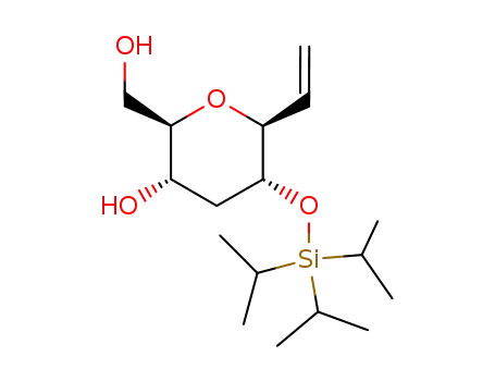 (2R,3S,5R,6S)-2-Hydroxymethyl-5-triisopropylsilanyloxy-6-vinyl-tetrahydro-pyran-3-ol