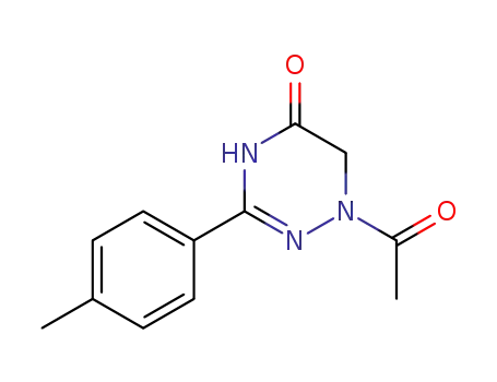 1-acetyl-3-p-tolyl-1,6-dihydro-4H-[1,2,4]triazin-5-one