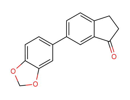6-benzo[1,3]dioxo-5-ylindan-1-one