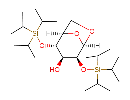 1,6-anhydro-2,4-bis-O-(triisopropylsilyl)-β-D-mannopyranose
