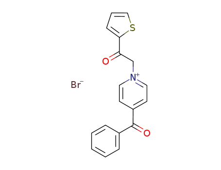 4-benzoyl-1-(2-oxo-2-thiophen-2-yl-ethyl)-pyridinium; bromide