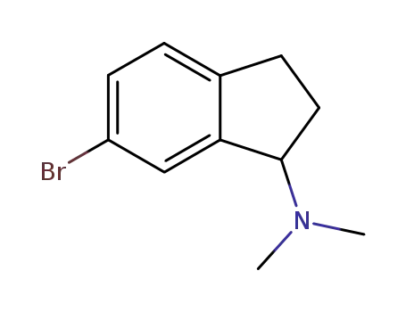 6-bromo-2,3-dihydro-N,N-dimethyl-1H-inden-1-amine