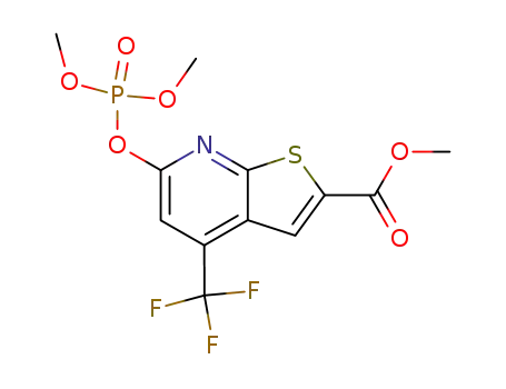 2-carbomethoxy-4-trifluoromethylthieno[2,3-b]pyridin-6-yl dimethylphosphate