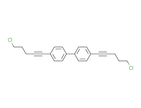 4,4'-bis-(5-chloropent-1-ynyl)biphenyl