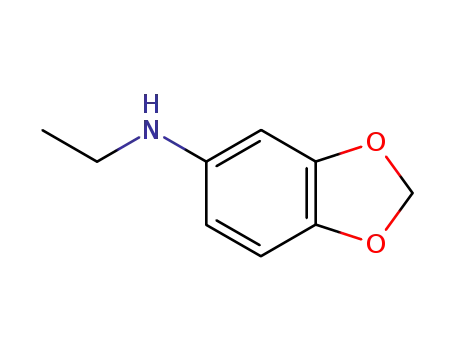 Molecular Structure of 32953-14-3 (N-Ethyl-3,4-(methylenedioxy)aniline)