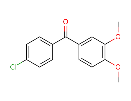 Molecular Structure of 116412-83-0 (4-Chloro-3,4'-DimethoxyBenzophenone)