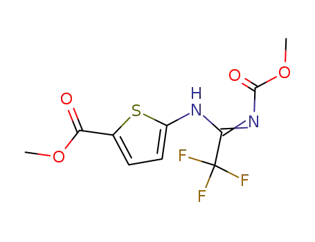 5-{2,2,2-Trifluoro-1-[(Z)-methoxycarbonylimino]-ethylamino}-thiophene-2-carboxylic acid methyl ester