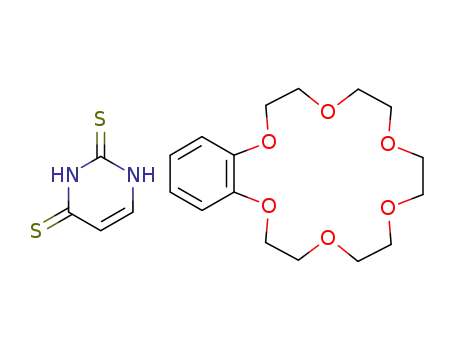 6,7,9,10,12,13,15,16,18,19-decahydro-5,8,11,14,17,20-hexaoxa-benzocyclooctadecene; compound with 1H-pyrimidine-2,4-dithione