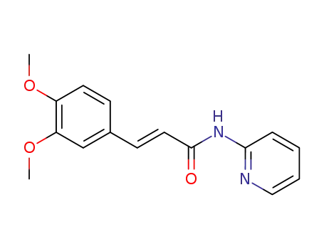 (2E)-3-(3,4-dimethoxyphenyl)-N-pyridin-2-ylacrylamide