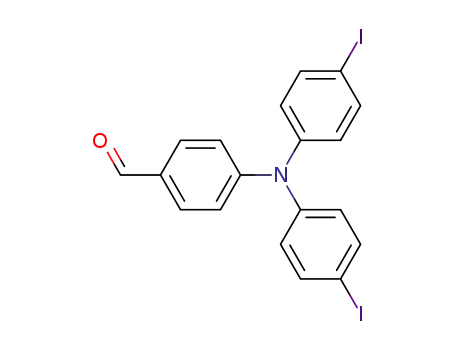 Molecular Structure of 808758-81-8 (4-(bis(4-iodophenyl)aMino)benzaldehyde)