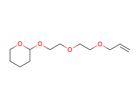 Molecular Structure of 727986-30-3 (2H-Pyran, tetrahydro-2-[2-[2-(2-propenyloxy)ethoxy]ethoxy]-)