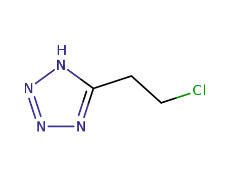 Molecular Structure of 18755-46-9 (5-(2-Chloroethyl)tetrazole)
