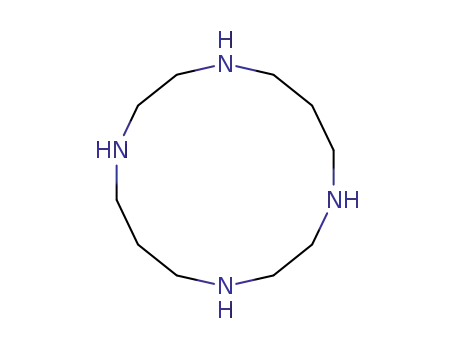 Molecular Structure of 295-37-4 (1,4,8,11-Tetraazacyclotetradecane)