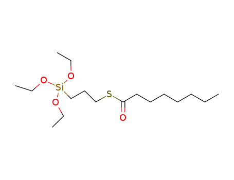 Molecular Structure of 220727-26-4 (S-(OCTANOYL)MERCAPTOPROPYLTRIETHOXYSILANE)