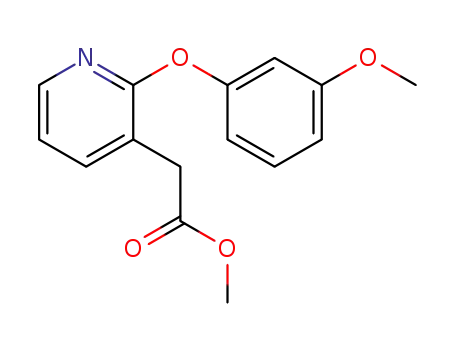 methyl 2-(3-methoxyphenoxy)-3-pyridinylacetate