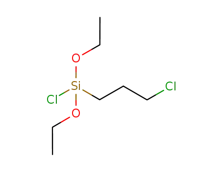 Molecular Structure of 135795-91-4 (Silane, chloro(3-chloropropyl)diethoxy-)