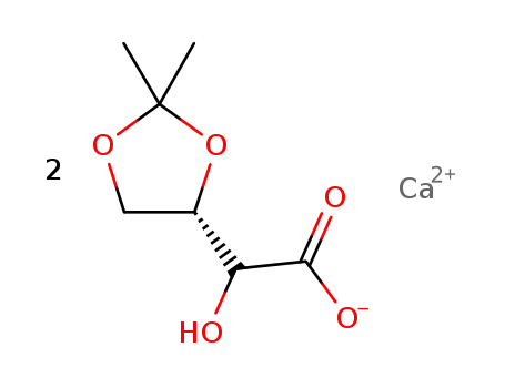 3,4-O-isopropylidene-L-threonic acid calcium salt