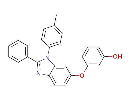 3-[[1-(4-methylphenyl)-2-phenyl-1H-benzimidazol-6-yl]oxy]phenol