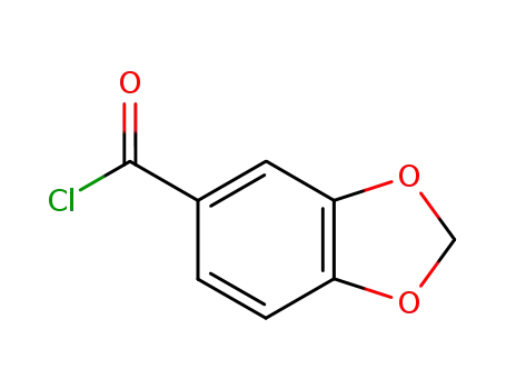 Molecular Structure of 25054-53-9 (Piperonyloyl chloride)