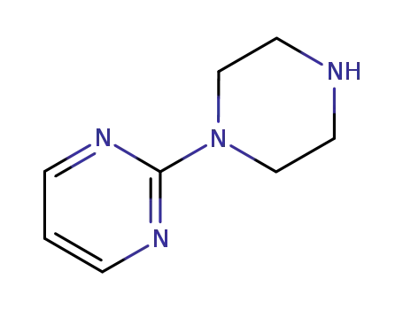 Molecular Structure of 20980-22-7 (2-(1-Piperazinyl)pyrimidine)