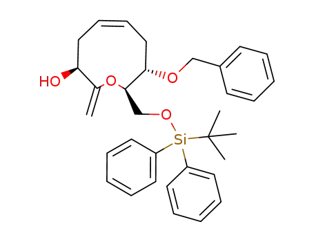 (Z,3S,8S,9R)-benzyloxy-9-tbutyldiphenylsilyloxymethyl-3-hydroxy-2-methylene-4,7,8,9-tetrahydro-3H-oxonine