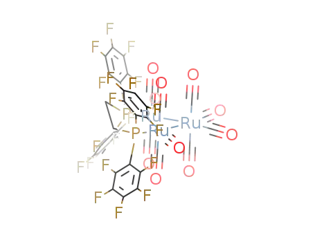 Ru3(CO)10(1,2-bis(bis-pentafluorophenylphosphino)ethane)