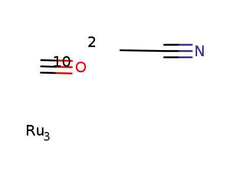 [Ru3(acetonitrile)2(CO)10]