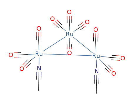 Ru3(CO)10(acetonitrile)2