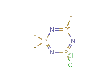Molecular Structure of 21846-69-5 (1,3,5,2,4,6-Triazatriphosphorine,
2,2-dichloro-4,4,6,6-tetrafluoro-2,2,4,4,6,6-hexahydro-)