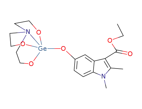 1,2-dimethyl-3-carboethoxy-5-germatranoxyindole
