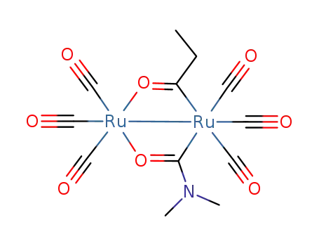 Ru2(OCC2H5)(OCN(CH3)2)(CO)6